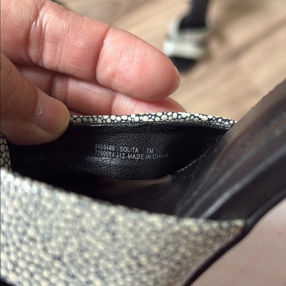 Calvin Klein Women's Black and Gray Heels - Picture 4 of 4